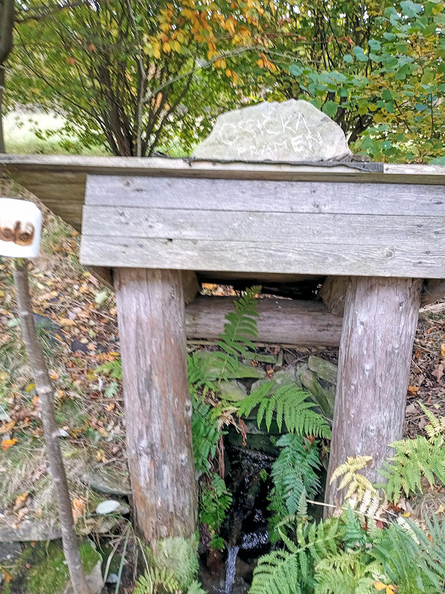 studánka pramen Osička (13668) - říjen 2020