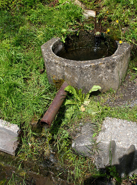 studánka Pod kostelem (1582) - červenec 2009