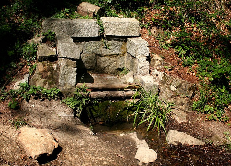 studánka Sirková (1665) - srpen 2009