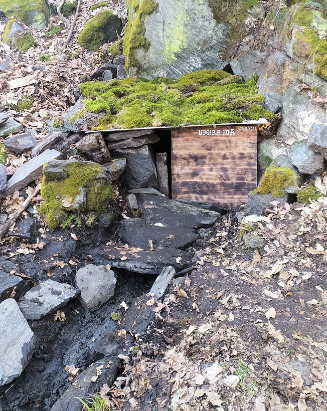 studánka Umírajda (1859) - březen 2021