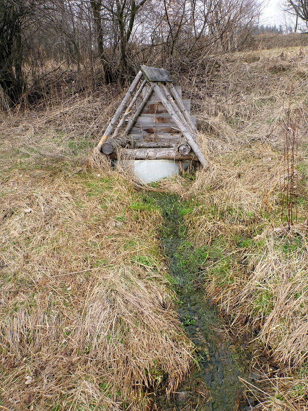 studánka Na Vodárenské louce (5511) - březen 2012