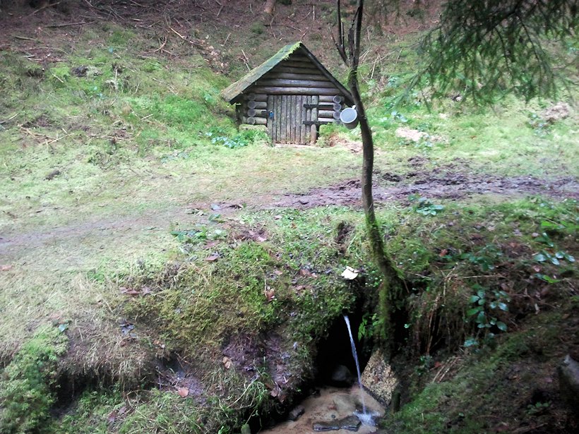 studánka U Žaludsteinu (7865) - leden 2014