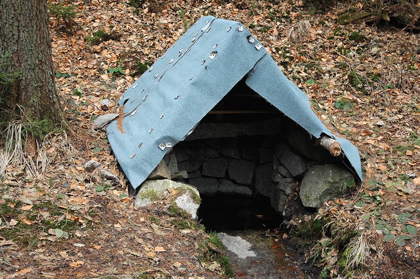 studánka Pod Vlčí roklí (9456) - únor 2015